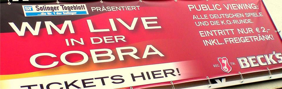 Banner - Spannband - Digitaldruck - Außenwerbung - Solingen - NRW