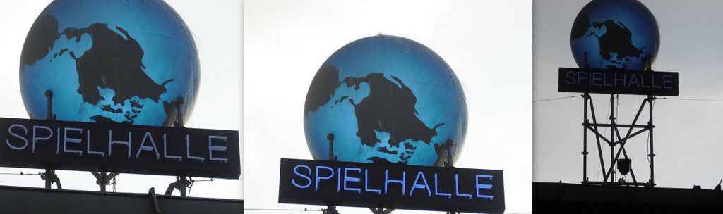 Neon - Außenwerbung Spielhalle