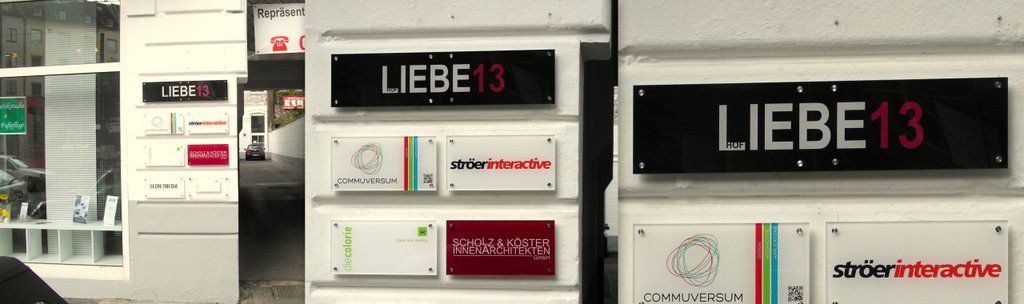 Werbedisplay - Liebe 13 Hilden