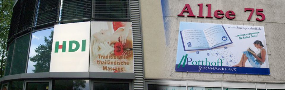 Digitaldruck - Banneranlage - Spannband - Außenwerbung - Remscheid - Wuppertal - NRW